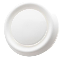 Toebehoren Tellerventil Abluft Ø 125 mm. Kunststoff